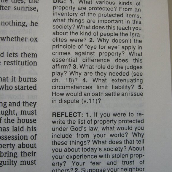 Serendipity Bible for Groups NIV 1970s-80s Version w Footnotes 2nd Edition HC - Picture 6 of 7
